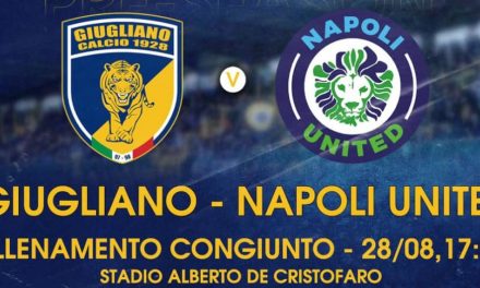 Giugliano: domani al De Cristofaro test con il Napoli United