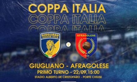 Coppa Italia Serie D, Giugliano-Afragolese: sfida tra corazzate, ma cambia ancora la sede